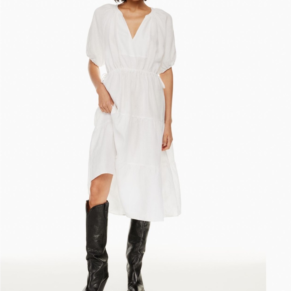 Wilfred Decadence Linen Dress. Worn once, excellent condition. Size S